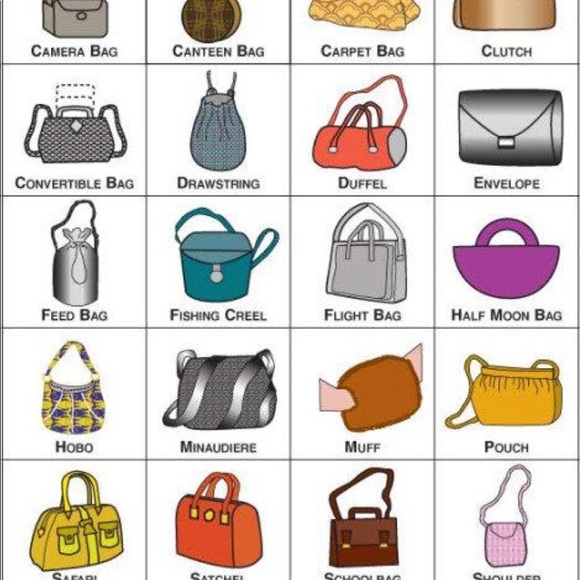 Bags Visual Bag Dictionary Poshmark
